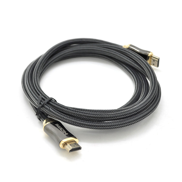 Кабель VEGGIEG HA-2 HDMI-HDMI 4K UHD, 2.0m, v2,0, OD-4.0mm, круглий, Black, коннектор Black-Metal, Пакет Кабель VEGGIEG HA-2 HDMI-HDMI 4K UHD, 2.0m, v2,0, OD-4.0mm, круглий, Black, коннектор Black-Metal, Пакет