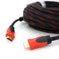 Кабель Merlion HDMI-HDMI 30m, v1.4, OD-7.4mm, 2 фільтри, обплетення, круглий Black/RED, конектор RED/Black, (Пакет) Q20 Кабель Merlion HDMI-HDMI 30m, v1.4, OD-7.4mm, 2 фільтри, обплетення, круглий Black/RED, конектор RED/Black, (Пакет) Q20