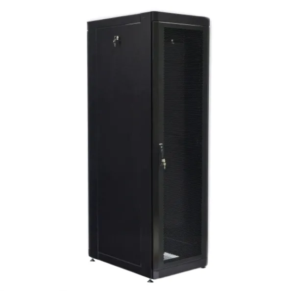 Шафа 19" 42U, 610х865 мм (Ш*Г), посилена, перфоровані двері (66%), чорна UA-MGSE4268MPB Шафа 19" 42U, 610х865 мм (Ш*Г), посилена, перфоровані двері (66%), чорна UA-MGSE4268MPB