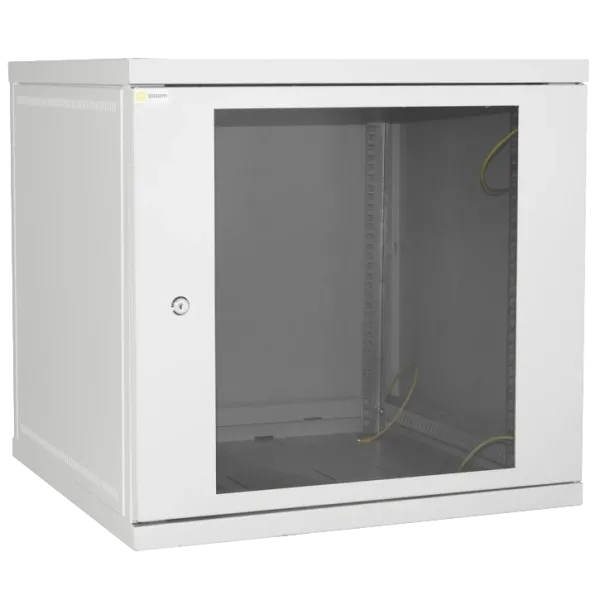 Шафа настінна 19" IPCOM СН-12U-06-06-ДС-1-7035 Шафа настінна 19" IPCOM СН-12U-06-06-ДС-1-7035