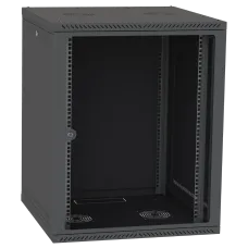 Шкаф серверный IPCOM СН-15U 600х450 стекло RAL9005 Шкаф серверный IPCOM СН-15U 600х450 стекло RAL9005