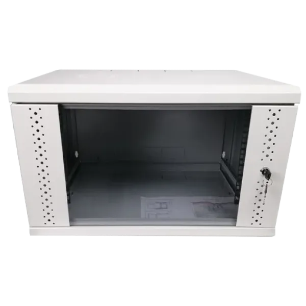 Шафа EServer 6U 600х500х370 скло, сіра