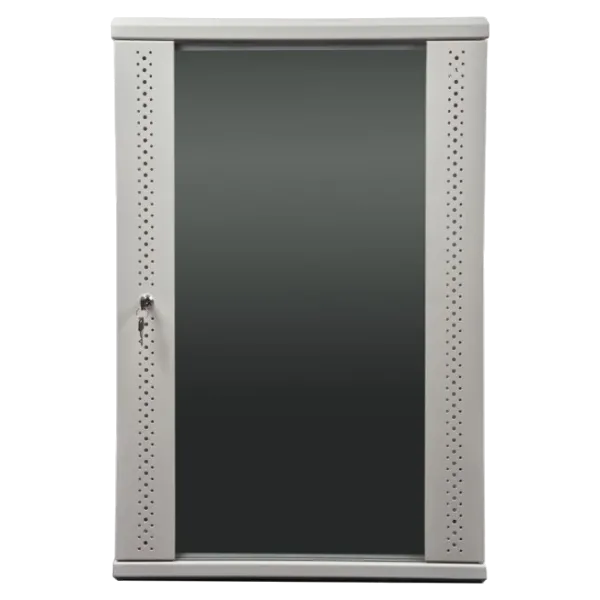 Шафа EServer 18U 600х500х907 скло, сіра