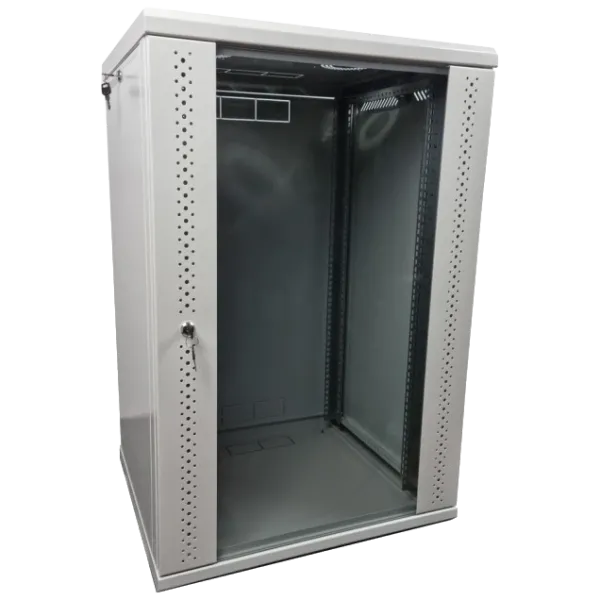 Шафа EServer 15U 600х600х773 скло, сіра Шафа EServer 15U 600х600х773 скло, сіра