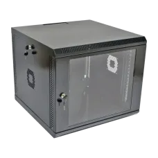 Шафа 19", 600х600х507 мм (Ш*Г*В), акрилове скло, чорна 9U Шафа 19", 600х600х507 мм (Ш*Г*В), акрилове скло, чорна 9U