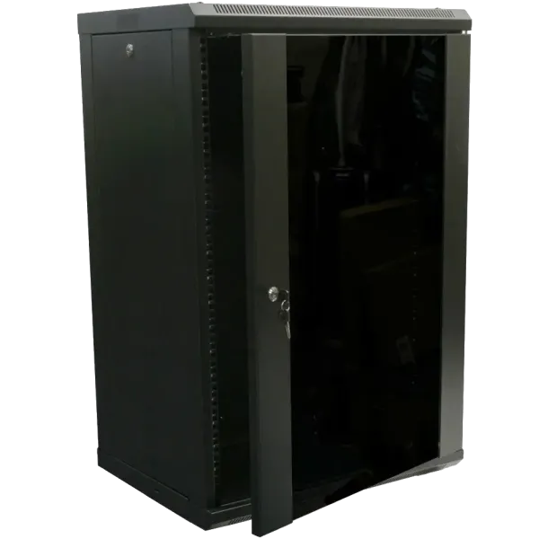 Шафа коммутаційна настінна розбірна Hypernet PL-WMNC-15U-BLACK 600x450 ProLine