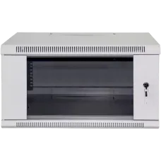 Шкаф коммутационный настенный 4U 600x350 разборный для оборудования Hypernet WMNC-350-4U-FLAT с дверью на замке и возможностью установки вентиляторов