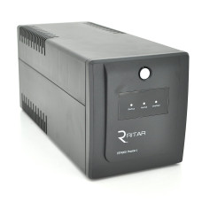 ДБЖ Ritar RTP1000 (600W) Proxima-L для комп’ютерів та мережевого обладнання, LED індикація, AVR 3 ступені, 4 розетки Schuko, 2x12V7Ah