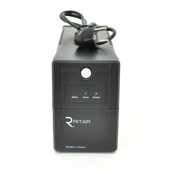 Источники бесперебойного питания Ritar RTP650L-U 390W Proxima-L для компьютера и офисной техники Источники бесперебойного питания Ritar RTP650L-U 390W Proxima-L для компьютера и офисной техники