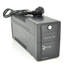 ИБП Ritar RTP800 (480W) Proxima-L для защиты и автономной работы компьютерной техники и периферии в офисе и доме