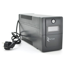 ДБЖ Ritar RTP800 (480W) Proxima-D, LCD, AVR, 3st, 2xSCHUKO розетка, 1x12V9Ah, пластиковый корпус. НОВИНКА!