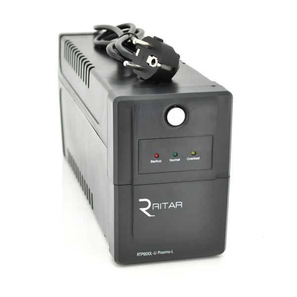 Источник бесперебойного питания RTP600L-U 600ВА 360Вт с AVR и USB для защиты компьютерной техники и офисного оборудования Источник бесперебойного питания RTP600L-U 600ВА 360Вт с AVR и USB для защиты компьютерной техники и офисного оборудования