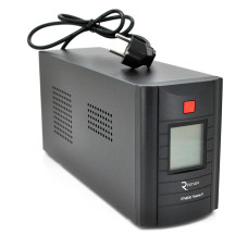 Источник бесперебойного питания RTM800 (480W) Proxima-D LCD AVR для компьютера и периферии, 2xSCHUKO, 12V9Ah, металлический корпус