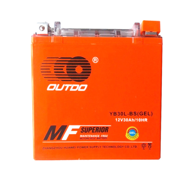Мотоакумулятор OUTDO (Maxion) YB 30L-BS GEL, 12V 30Ah (166 х 126 х 176), Orange, Q2 Мотоакумулятор OUTDO (Maxion) YB 30L-BS GEL, 12V 30Ah (166 х 126 х 176), Orange, Q2