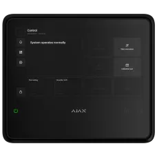 Пожежна централь Ajax EN54 Fire Hub black для контрольних систем з відеоспостереженням, автоматизації та охорони до 40 зон