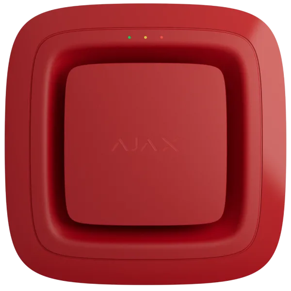 Сповіщувач звуковий Ajax EN54 FireProtect (Sounder) red для пожежної сигналізації, гучність до 100 дБ, 32 типи сигналів, клас захисту IP54 Сповіщувач звуковий Ajax EN54 FireProtect (Sounder) red для пожежної сигналізації, гучність до 100 дБ, 32 типи сигналів, клас захисту IP54