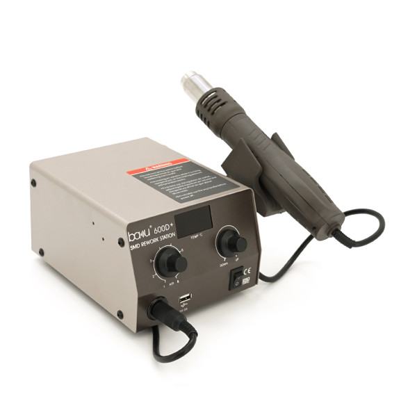 Паяльная станция BAKKU BK-600D+ цифровая индикация, фен, паяльник Паяльная станция BAKKU BK-600D+ цифровая индикация, фен, паяльник