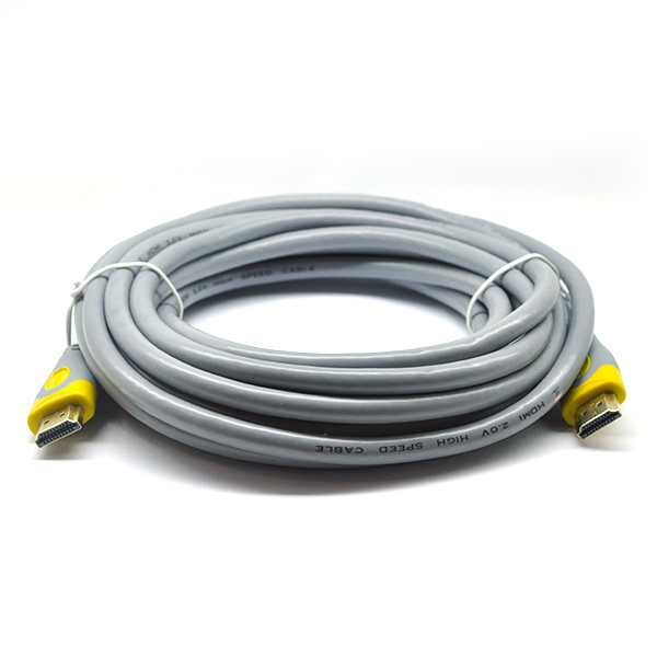 Кабель HDMI High Speed V-Link 2.0 20м OD-8.2mm круглий Grey для підключення ноутбука, приставки, проектора та ТВ UHD 4K/3D ARC Кабель HDMI High Speed V-Link 2.0 20м OD-8.2mm круглий Grey для підключення ноутбука, приставки, проектора та ТВ UHD 4K/3D ARC