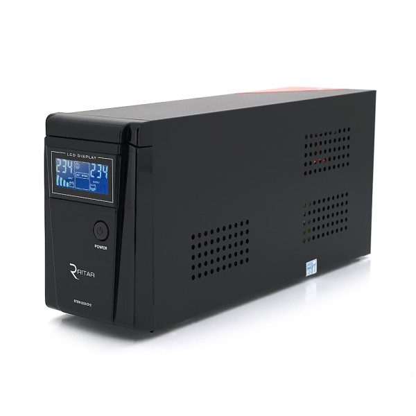 Источник бесперебойного питания RITAR RTSW-600ND12 LCD 600ВА 360Вт с правильной синусоидой для серверов и систем видеонаблюдения Источник бесперебойного питания RITAR RTSW-600ND12 LCD 600ВА 360Вт с правильной синусоидой для серверов и систем видеонаблюдения