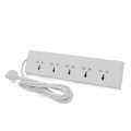 Сетевой фильтр LDNIO SC10610, 10 розеток + 5 USB + Type-C, 2 м, сечение 3х0,75 мм, белый, коробка Сетевой фильтр LDNIO SC10610, 10 розеток + 5 USB + Type-C, 2 м, сечение 3х0,75 мм, белый, коробка