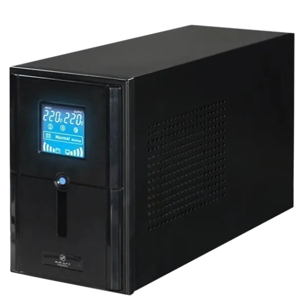 Джерело безперебійного живлення батарея 24V Kraft KRF-PSW1000VA/800W(LCD) Джерело безперебійного живлення батарея 24V Kraft KRF-PSW1000VA/800W(LCD)