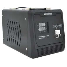Стабілізатор напруги релейний клеммные колодки DC140-260V, AC220 Green Wave Mauser 5000VA (3500Вт)