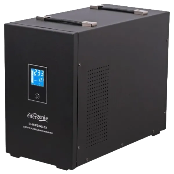 Джерело безперебійного живлення під акумулятор EnerGenie EG-HI-PS3000-02 3000ВА чиста синусоїда