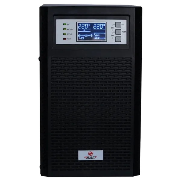 Джерело безперебійного живлення Kraft KRF-T3000VA/3KW(LCD)Ex Pro Online Джерело безперебійного живлення Kraft KRF-T3000VA/3KW(LCD)Ex Pro Online