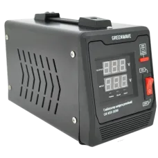 Стабілізатор напруги релейний 1xShuko, DC140-260V, AC220, BOX, Q Green Wave Mauser 500VA (350Вт)