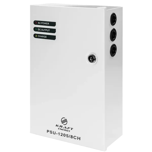 Джерело безперебійного живлення Kraft PSU-1205/8CH Джерело безперебійного живлення Kraft PSU-1205/8CH