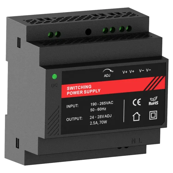 Джерело безперебійного живлення Kraft PSU-24025DIN(P) Джерело безперебійного живлення Kraft PSU-24025DIN(P)