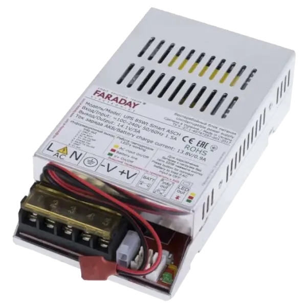 Безперебійний блок живлення 12-18 А●год Faraday Electronics 85W UPS Smart ASCH ALU Безперебійний блок живлення 12-18 А●год Faraday Electronics 85W UPS Smart ASCH ALU