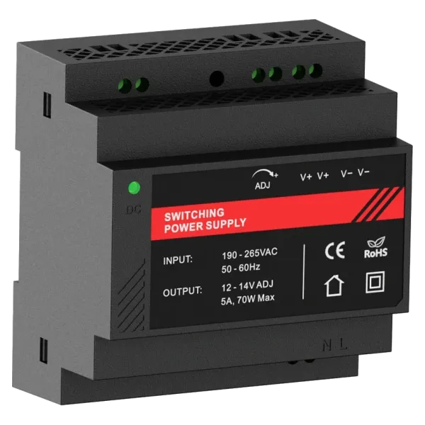 Джерело безперебійного живлення Kraft PSU-1205DIN(P) Джерело безперебійного живлення Kraft PSU-1205DIN(P)