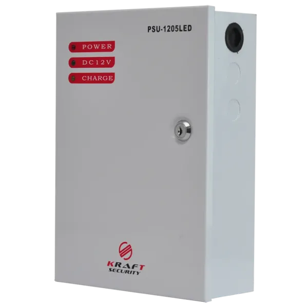 Блок живлення Kraft PSU-1205LED 12В 5А для стабільного живлення та захисту обладнання від перевантажень Блок живлення Kraft PSU-1205LED 12В 5А для стабільного живлення та захисту обладнання від перевантажень