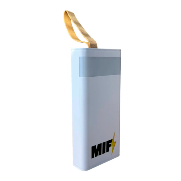 Повербанк 20000mAh с двумя выходами USB-A для зарядки мобильных устройств, вход Micro-USB/USB Type-C, LED-дисплей, белый, 148x68x27 мм Повербанк 20000mAh с двумя выходами USB-A для зарядки мобильных устройств, вход Micro-USB/USB Type-C, LED-дисплей, белый, 148x68x27 мм