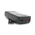 Повербанк BETWEEN BTW-P6 20000mAh 22.5W чорний з кабелями Type-C та Lightning для зарядки смартфонів і планшетів Повербанк BETWEEN BTW-P6 20000mAh 22.5W чорний з кабелями Type-C та Lightning для зарядки смартфонів і планшетів