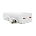 Внешний аккумулятор FONENG P55 30000mAh, power bank для смартфона и планшета, 2 USB и Type-C, белый Внешний аккумулятор FONENG P55 30000mAh, power bank для смартфона и планшета, 2 USB и Type-C, белый