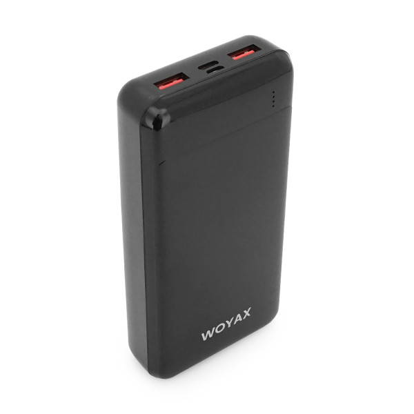 Внешний аккумулятор power bank WOYAX WY-20F 20000mAh 22.5W черный для смартфонов и планшетов Внешний аккумулятор power bank WOYAX WY-20F 20000mAh 22.5W черный для смартфонов и планшетов