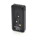 Powerbank BLIC BPB6 20000mAh, 2.1A, 4 кабелі: Type-C, Lighting, Micro, USB, Black, 0,450kg, Box
