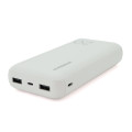 Зовнішній акумулятор PowerBank Hypergear 20000mAh Fast Charge 2xUSB білий Q24 для швидкого заряджання смартфонів і планшетів Зовнішній акумулятор PowerBank Hypergear 20000mAh Fast Charge 2xUSB білий Q24 для швидкого заряджання смартфонів і планшетів