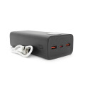 Повербанк Power Bank P55 30000mAh 2xUSB Type-C Black 0.580kg Box для зарядки смартфонів і планшетів Повербанк Power Bank P55 30000mAh 2xUSB Type-C Black 0.580kg Box для зарядки смартфонів і планшетів