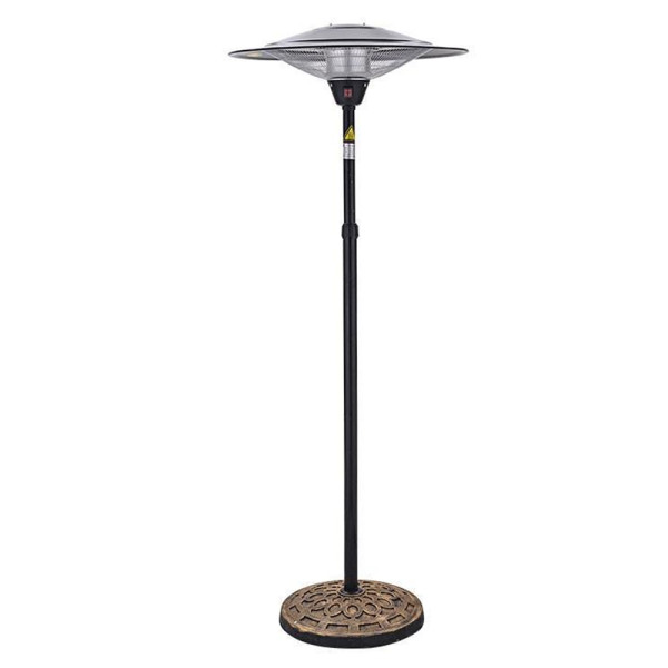 Электрообогреватель в форме зонта, 2 режима, 220V, 1500/3000W, антик, фиксированный Электрообогреватель в форме зонта, 2 режима, 220V, 1500/3000W, антик, фиксированный