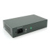 Коммутатор poe sicso 48v p4810j-4578 q30 для видеонаблюдения 8 портов poe 100 мбит и 2 uplink ethernet 100 мбит усиление до 250 м встроенный бп корпус металл silver