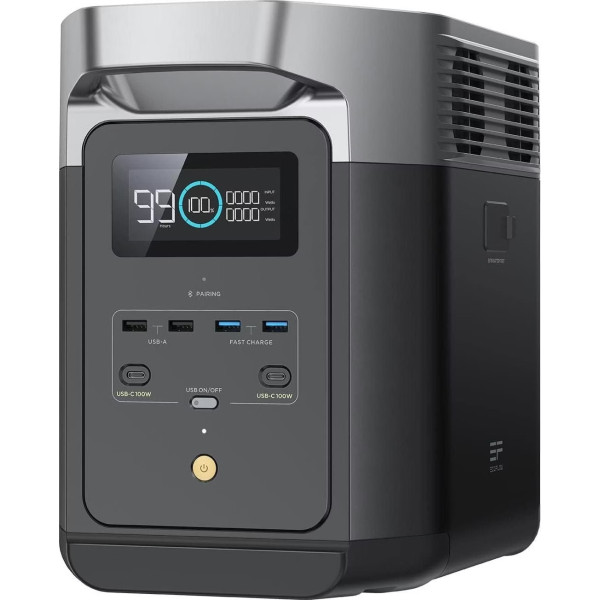 Портативная электростанция EcoFlow Delta 2 1024 Вт·ч LiFePO4 1800 Вт для автономного электропитания дома и путешествий