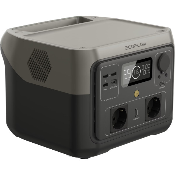 Портативная электростанция EcoFlow River 2 Max LiFePO4 512 Вт·ч 500 Вт с быстрой зарядкой 1 час и X-Boost для питания бытовых устройств и электроники Портативная электростанция EcoFlow River 2 Max LiFePO4 512 Вт·ч 500 Вт с быстрой зарядкой 1 час и X-Boost для питания бытовых устройств и электроники