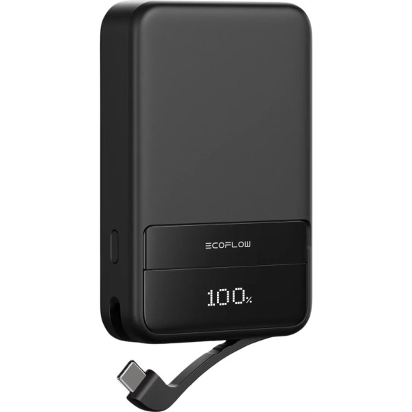 Внешний аккумулятор EcoFlow Rapid 10000 мАч с MagSafe и Qi2 USB-C powerbank для смартфона Внешний аккумулятор EcoFlow Rapid 10000 мАч с MagSafe и Qi2 USB-C powerbank для смартфона