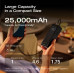 Внешний аккумулятор EcoFlow RAPID Powerbank silver 25000mAh 170Вт для питания и быстрой зарядки портативной электроники