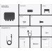 Зарядное устройство 500 Вт для генератора Power Hub с Bluetooth, аксессуар для электростанций для автономного энергоснабжения