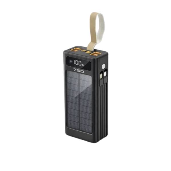Внешний аккумулятор powerbank 7GO GPW-09 30000mAh solar для зарядки гаджетов и мобильных устройств Внешний аккумулятор powerbank 7GO GPW-09 30000mAh solar для зарядки гаджетов и мобильных устройств