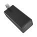 Портативный зарядное устройство Power Bank HOCO J86 40000mAh для зарядки смартфонов и планшетов, 2USB+Type-C+micro, PD20W, фонарик, черный, 0.790kg